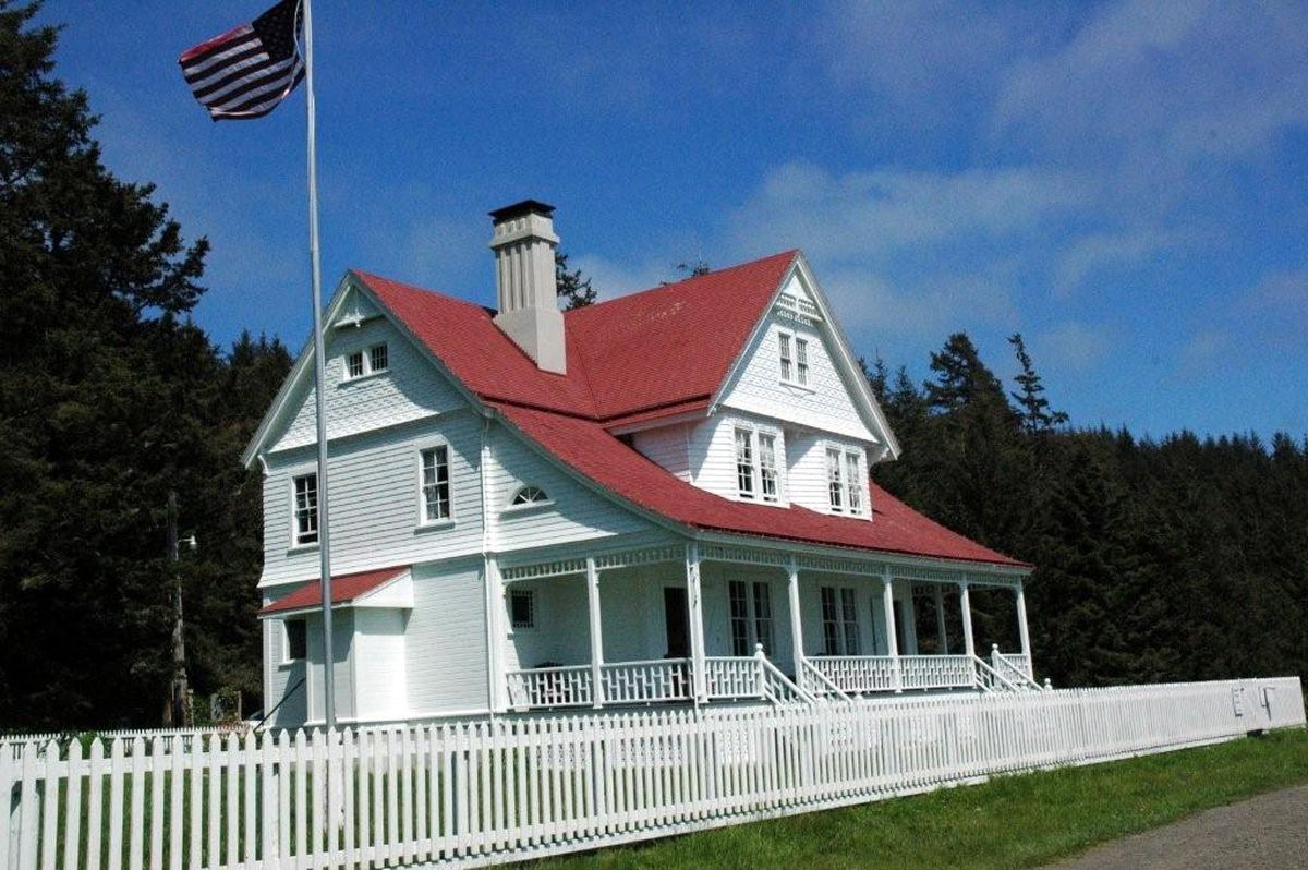 The exterior of the light keeper’s historic residence has been restored to  its original Queen Anne-style facade. (The Spokesman-Review)