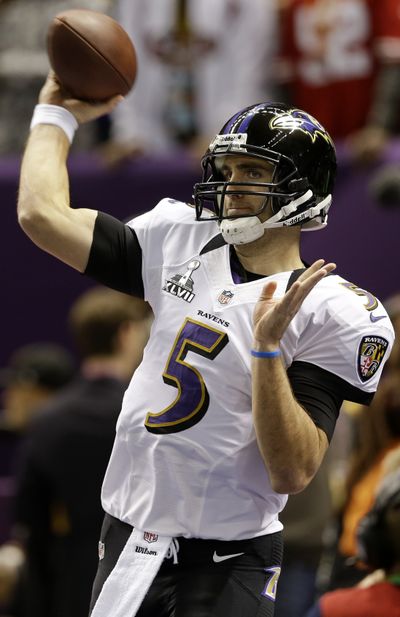 Ravens quarterback Joe Flacco has agreed to a record contract. (Associated Press)