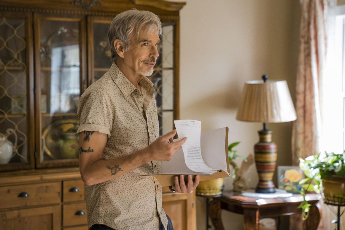 Billy Bob Thornton returns for the second season of David E. Kelley’s “Goliath,” on Amazon Prime. (Merie Wallace/Amazon Studios)