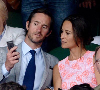 This is a July 6 file photo of Pippa Middleton and James Matthews on day nine of the Wimbledon Championships at the All England Lawn Tennis and Croquet Club, Wimbledon London. (Anthony Devlin / Associated Press)