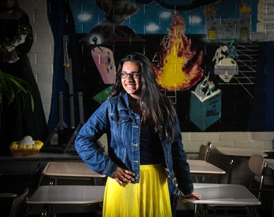 Ilina Logani, a Gonzaga Prep senior, has a 4.0 GPA and scored a perfect 800 on her SAT Literature exam. The English category winner also achieved perfect scores of 5 on the advance placement exams for biology, U.S. history and Spanish language. She was one of 60 students worldwide to be accepted into the Telluride Association Summer Program, in which where she participated in creative writing projects. She wants to major in both international relations and molecular biology in college. (Dan Pelle / The Spokesman-Review)