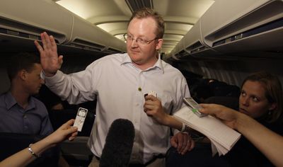 Robert Gibbs who was an Obama campaign senior advisers, has been named  White House press secretary.  (Associated Press / The Spokesman-Review)