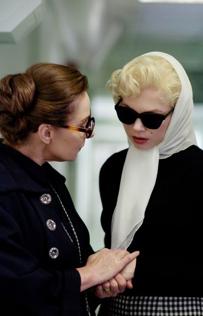 Michelle Williams, right, plays Marilyn Monroe.