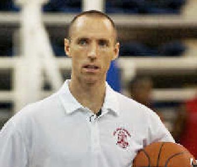 
Steve Nash's unruly coif is no more.
 (Associated Press / The Spokesman-Review)