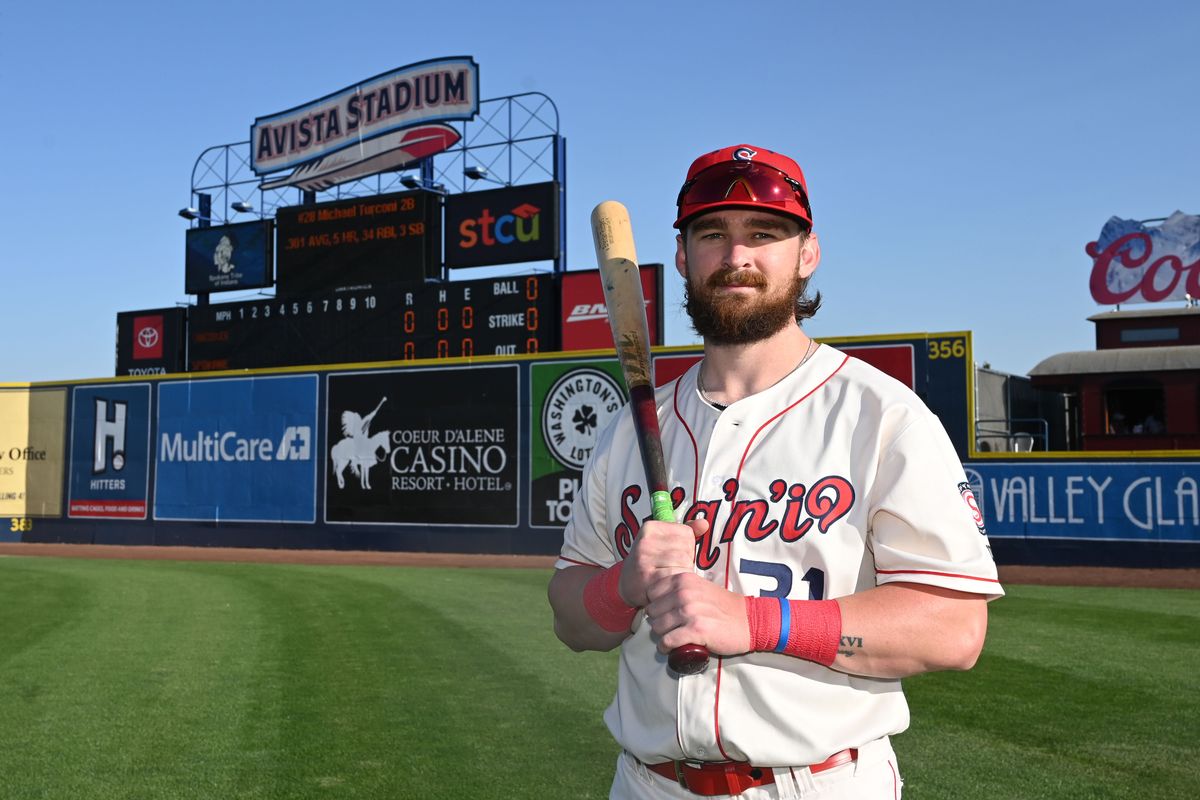 Colorado’s Brendan Rodgers, on rehab assignment this week with the Spokane Indians, poses for a photo on Thursday.  (James Snook/Spokane Indians)