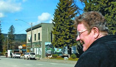 
Spirit Lake Mayor Roxy Martin walks through downtown Spirit Lake. Martin is excited about the town's recent growth  spurt. 
 (Kathy Plonka / The Spokesman-Review)