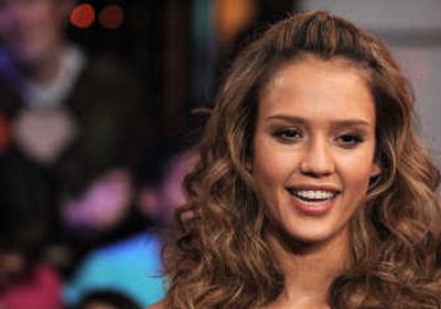 
Actress Jessica Alba  appears on MTV's 