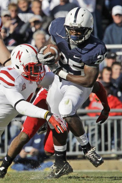 Former Penn State running back Silas Redd (25) will be running the football for Southern California this season. (Associated Press)