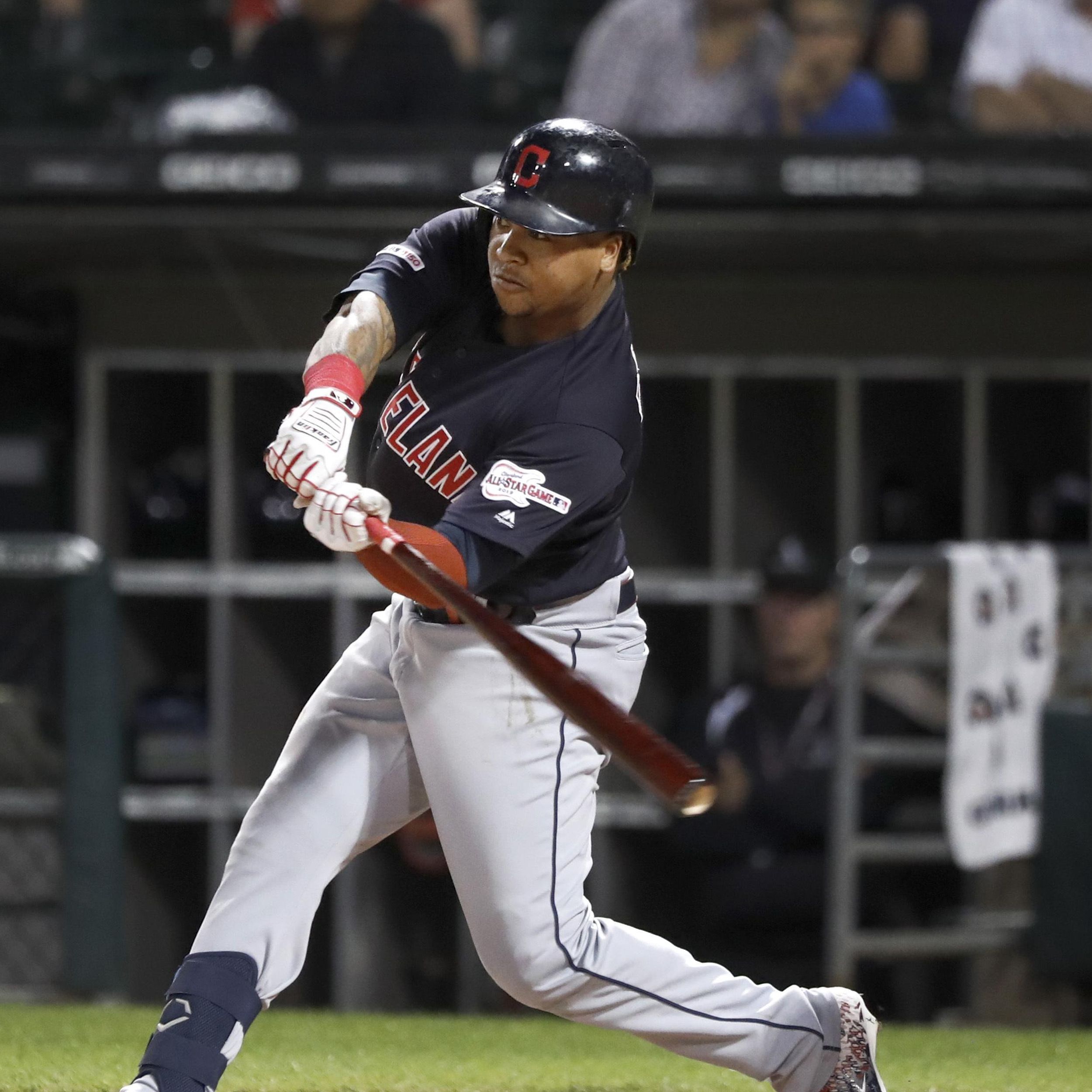 Indians' Jose Ramirez hits grand slam in first at-bat of return