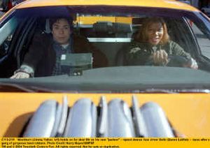 
Jimmy Fallon and Queen Latifah go for a ride in "Taxi." 
 (Photo courtesy of 20th Century Fox / The Spokesman-Review)