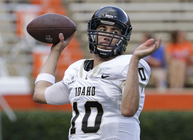 Matt Linehan is a quarterback at Idaho, just like his father. (Associated Press)