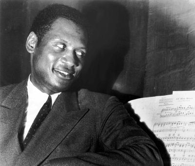 Civic rights activist Paul Robeson. (Associated Press)