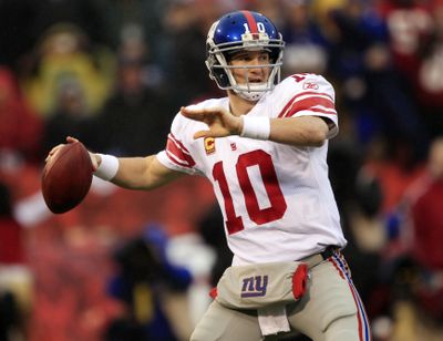 Giants quarterback Eli Manning, battered during an NFC title win over the 49ers, could have a field day against Patriots’ secondary. (Associated Press)