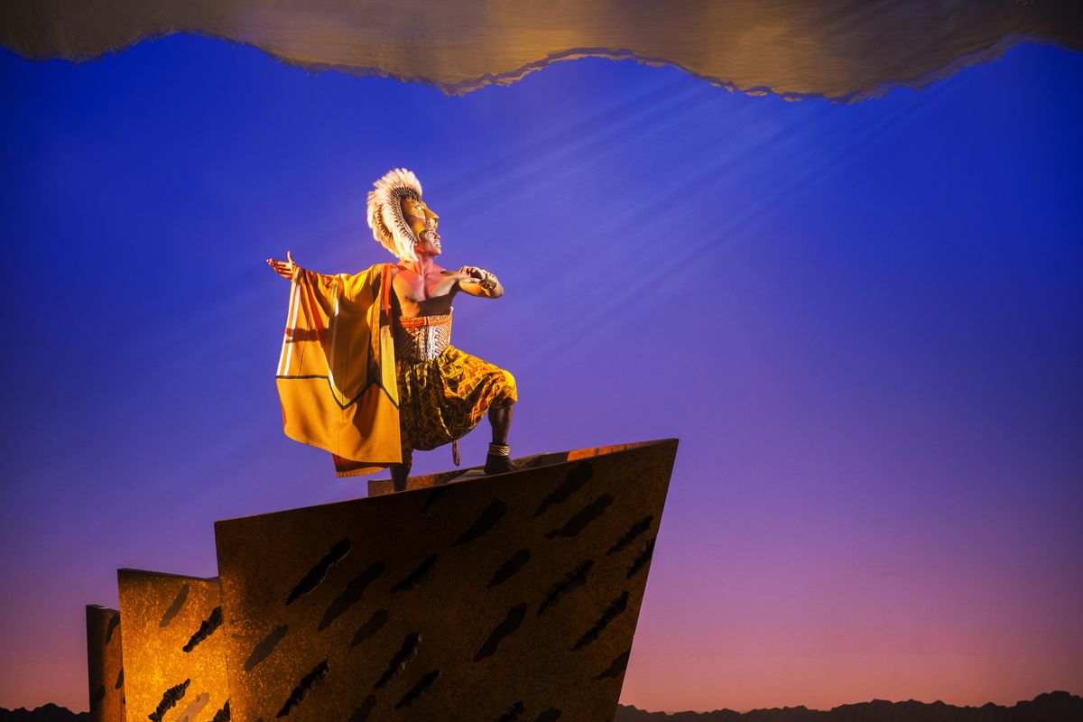 Jared Dixon as Simba in “The Lion King.” The touring production comes to Spokane Jan. 23-Feb. 3. (Deen van Meer)