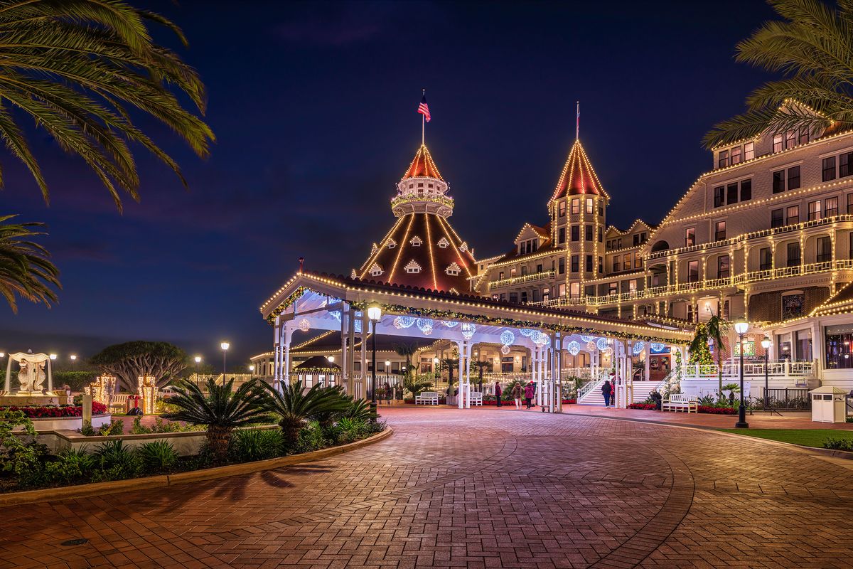 In an undated image provided by Hotel del Coronado, the Hotel del Coronado, in Coronado, Calif. For the last several years, the Hotel del Coronado has been renovating and expanding.  (Courtesy of HOTEL DEL CORONADO)