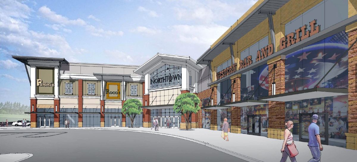 General Growth Properties is creating a pedestrian-friendly streetscape along the north side of NorthTown Mall. New tenants have not been announced.