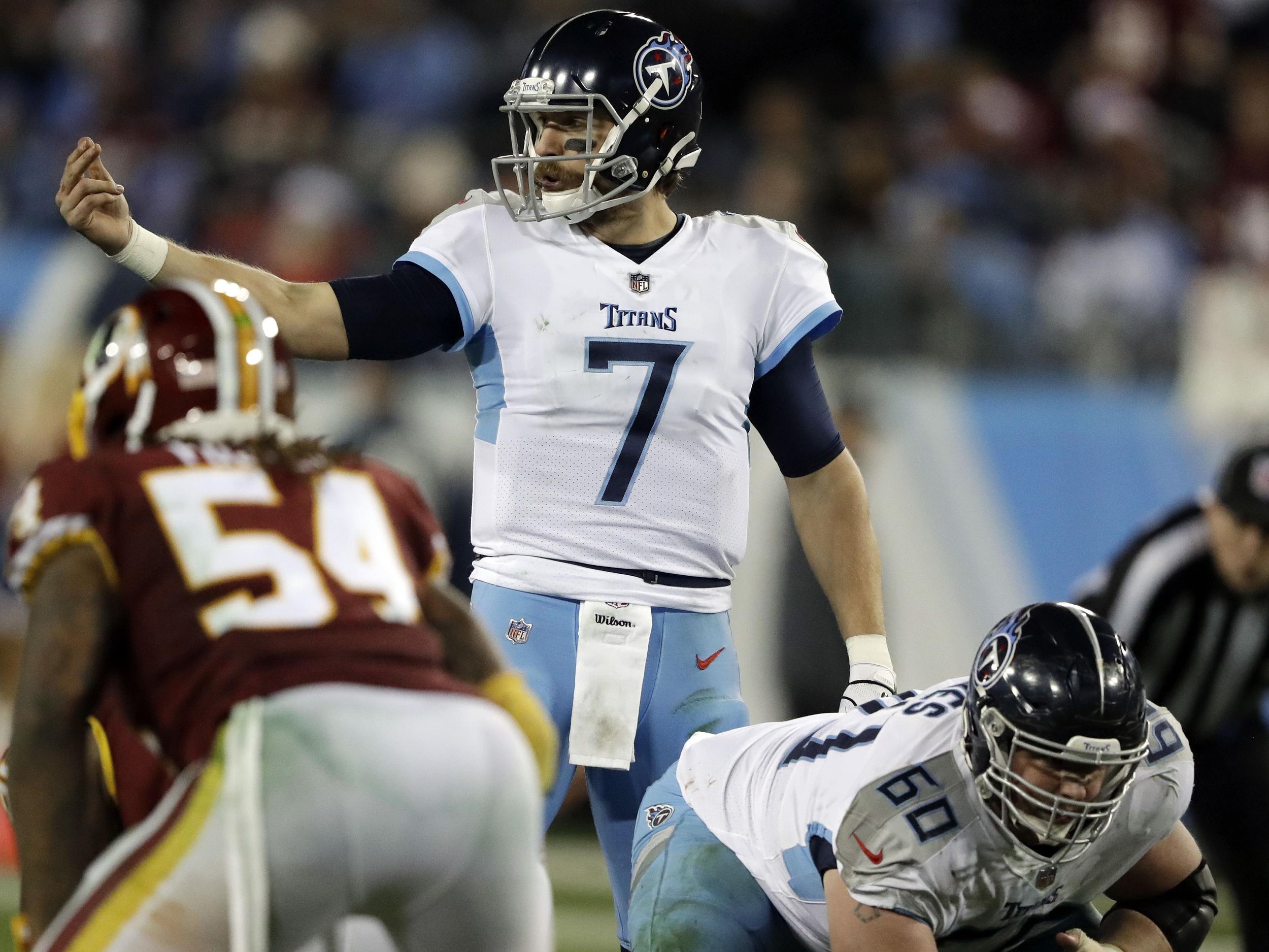 Washington Redskins 15-25 Tennessee Titans: Blaine Gabbert TD pass