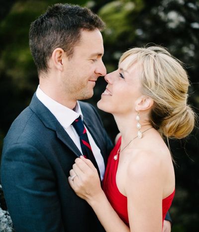Megan Stokke is looking for the perfect wedding gift for her fiancé Kalen Abbott: the rifle Abbott's grandfather used during the Korean War. (Photo courtesy of Emily RC Photography)