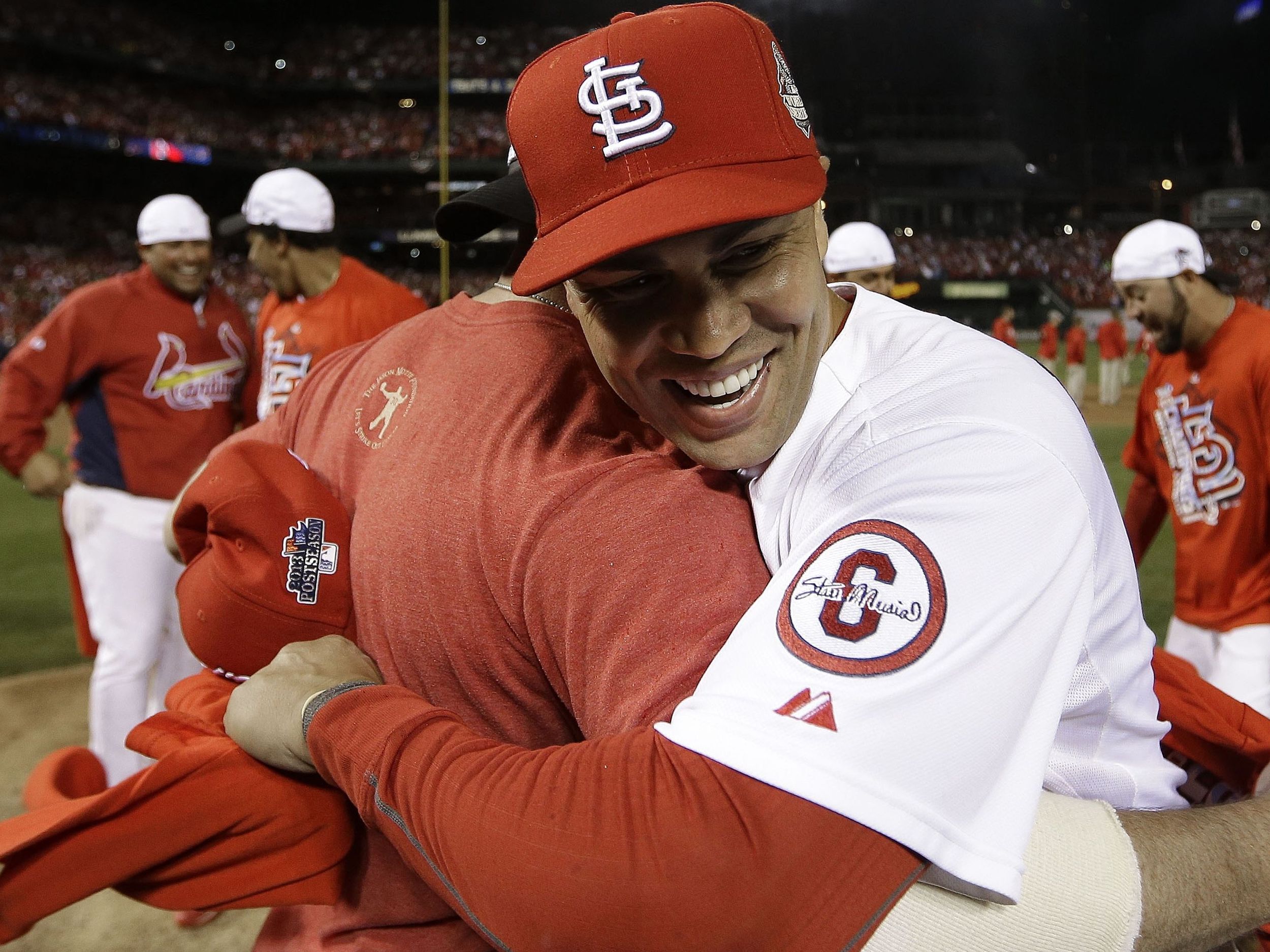 Cardinals rough up Kershaw, head to World Series