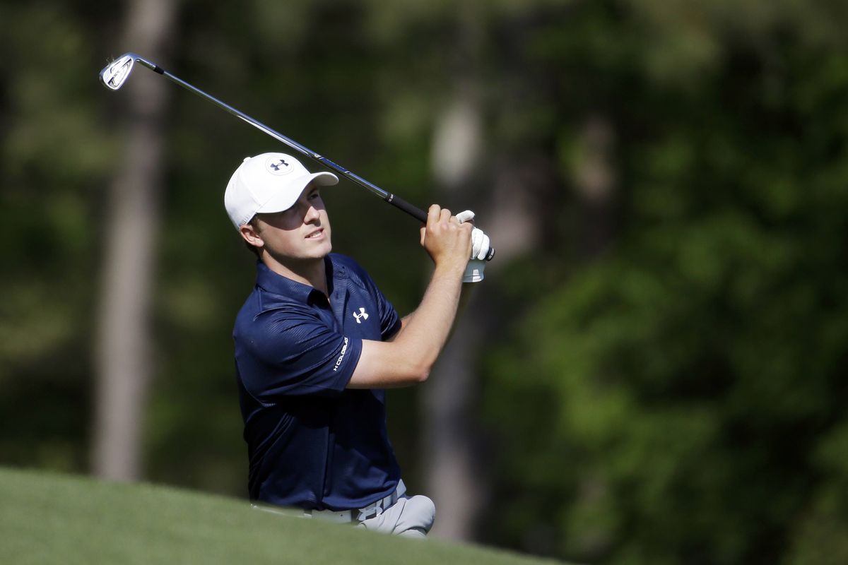 Jordan Spieth, 20, looks to make some golf history. (Associated Press)