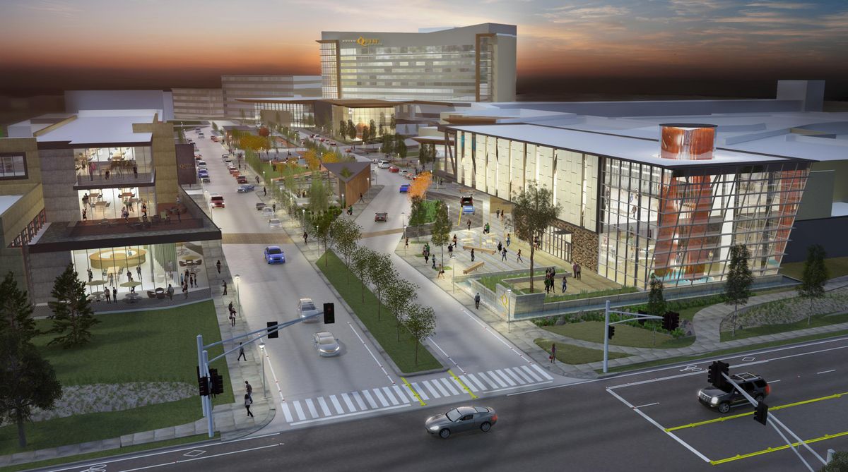 An artist’s rendering of the Kalispel Tribe’s $20 million expansion plan at Northern Quest Resort and Casino in Airway Heights. (Courtesy)