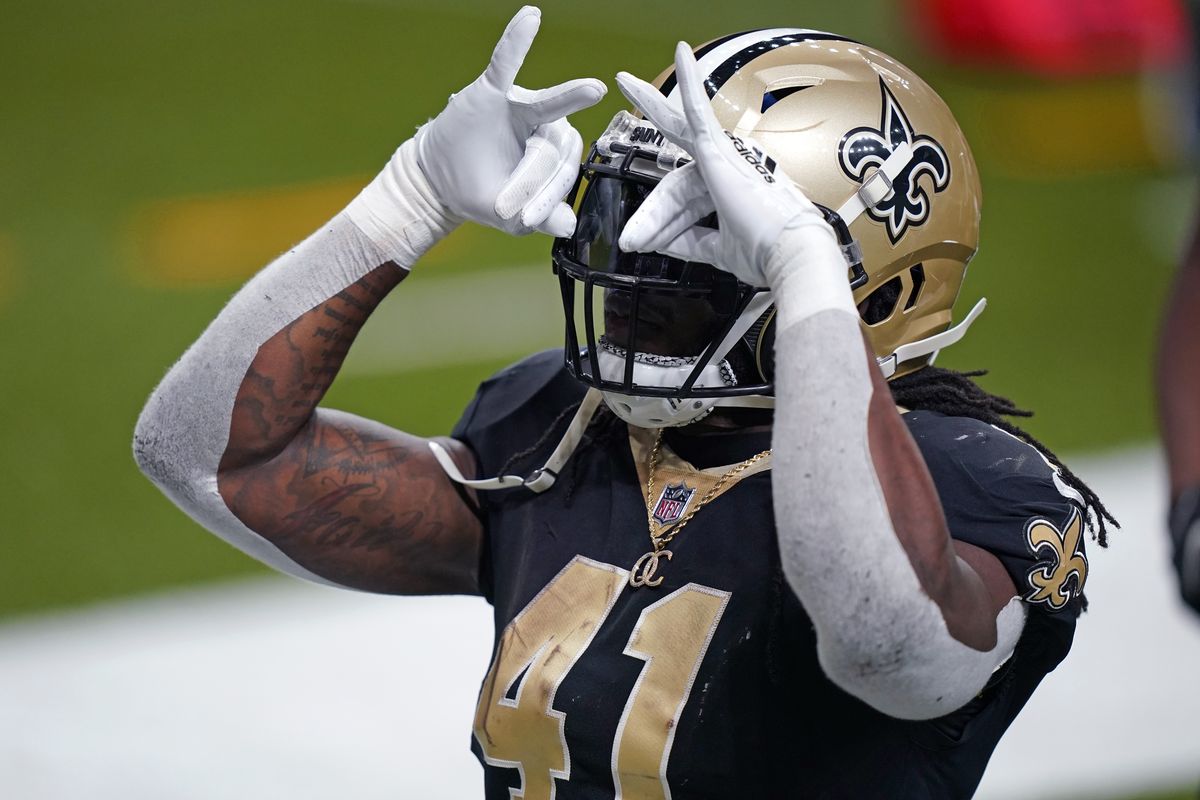 Kamara's 6 rushing TDs power the Saints to victory over the Vikings