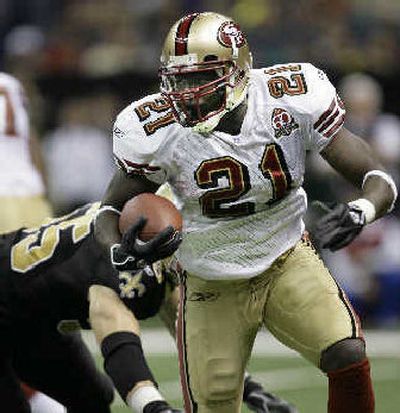
49ers' Frank Gore leads NFC in rushing. 
 (Associated Press / The Spokesman-Review)