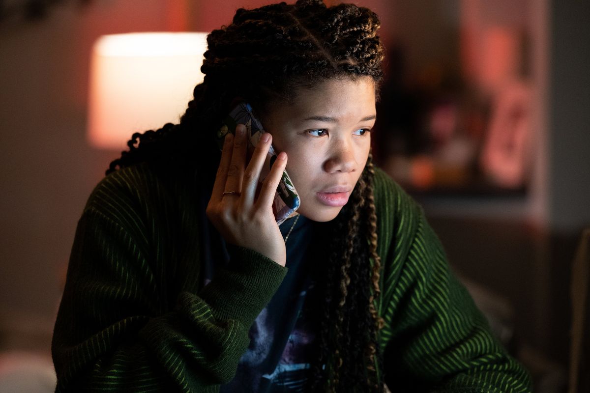 Storm Reid in “Missing.”  (Sony Pictures Entertainment)