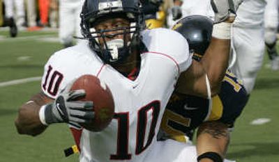 
Arizona receiver Mike Thomas
 (The Spokesman-Review)