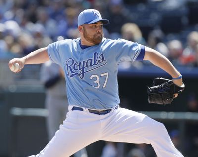 Royals’ Sean O'Sullivan pitched five scoreless innings against the Mariners on Saturday. (Associated Press)