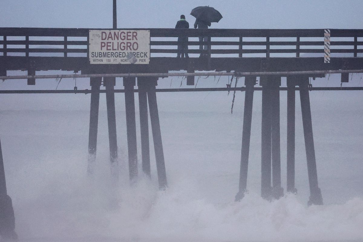 We're not built for this.' Tropical Storm Hilary batters