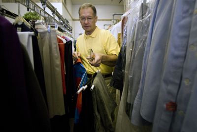 “It’s just so sad,” said Don Schelling, who had to shut down his five Spokane dry cleaners, eliminating jobs for 30 workers. “Dry cleaning is an optional service. People are not choosing this service right now.”  (Colin Mulvany / The Spokesman-Review)