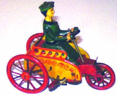 
This is an early 20th century lithographed toy from Germany. 
 (The Spokesman-Review)
