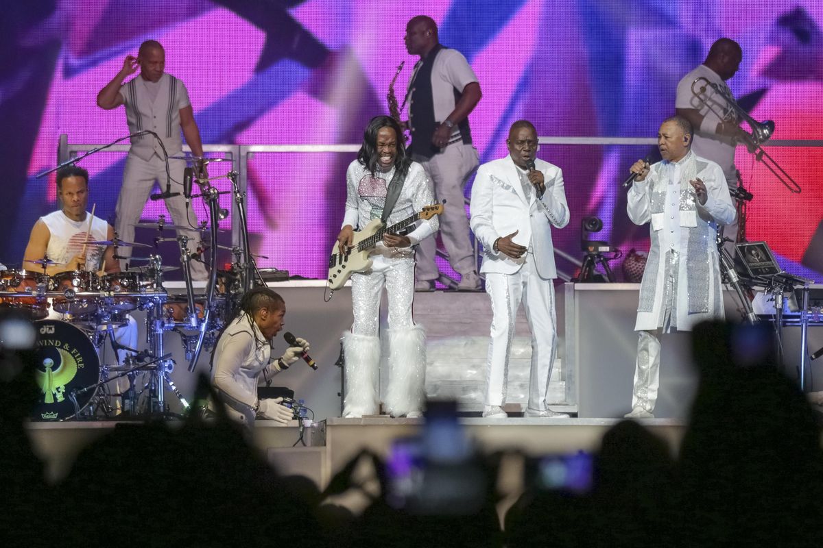 Earth, Wind and Fire will perform at the INB Performing Arts Center on Sept. 23. (Brent N. Clarke / Brent N. Clarke/Invision/AP)