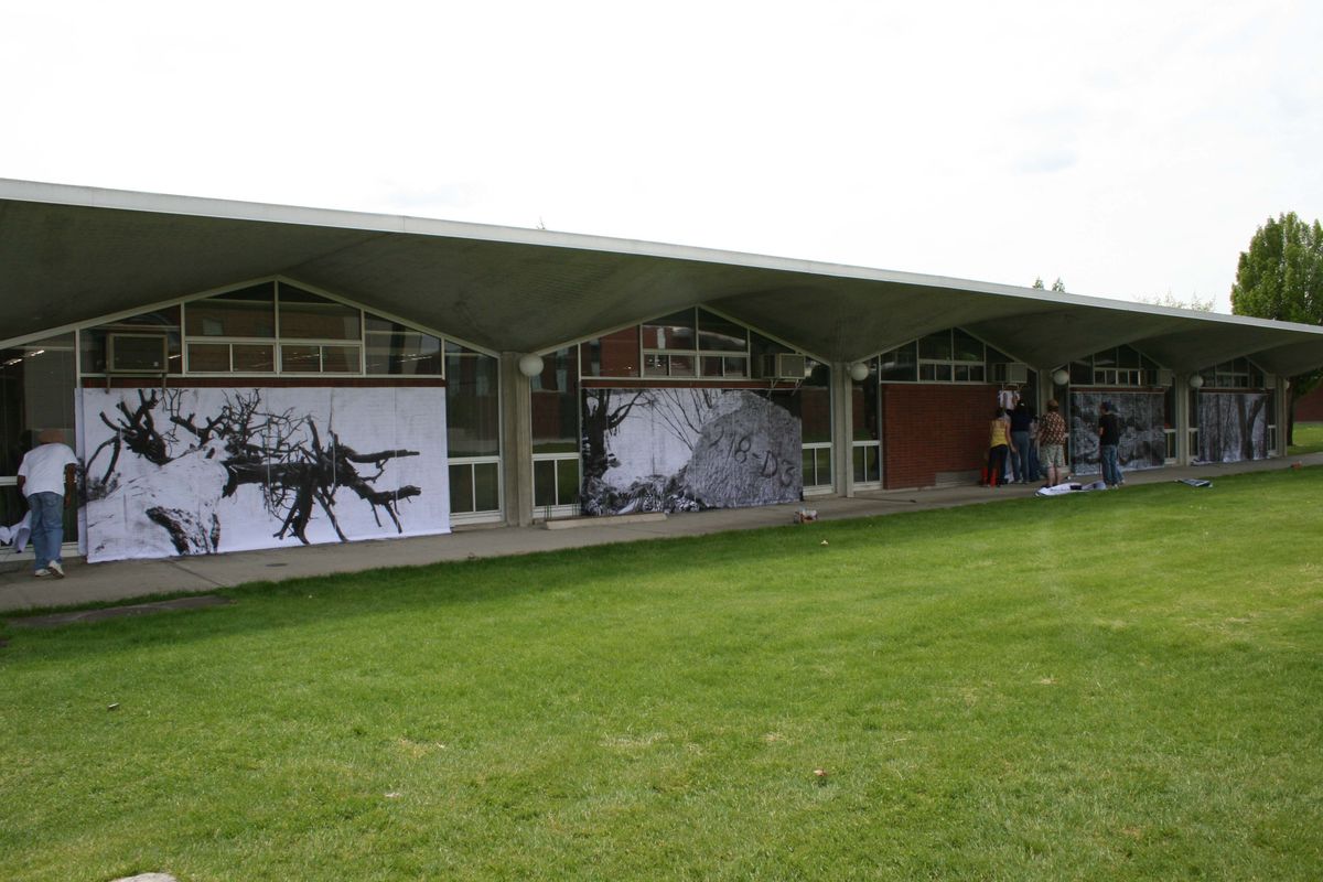Students from Spokane Falls Community College