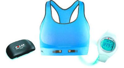 
The heart monitor in this sports bra  could be useful for your fellow runners. 
 (AP / The Spokesman-Review)