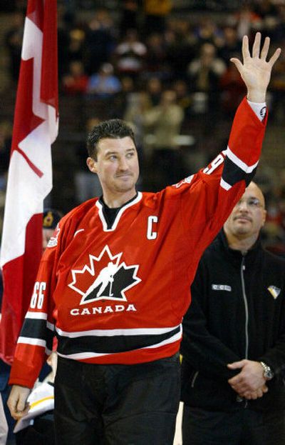 Mario Lemieux 66 Canada Hockey Jersey