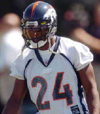 
Cornerback Champ Bailey is out to prove that the Broncos made the right move by trading for him. 
 (Associated Press / The Spokesman-Review)
