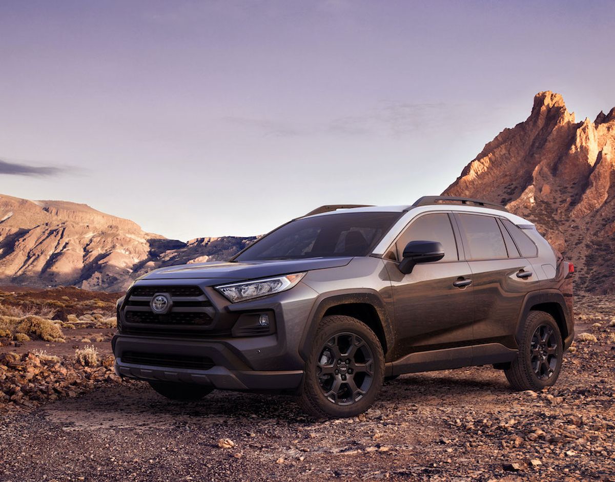 RAV is available with three powertrain choices. Its six-trim lineup that includes two with robust off-road capabilities. (Toyota)