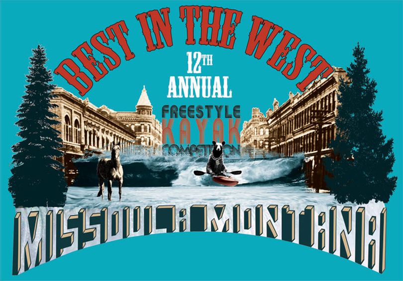Best in the West kayak competition poster. (Courtesy photo)