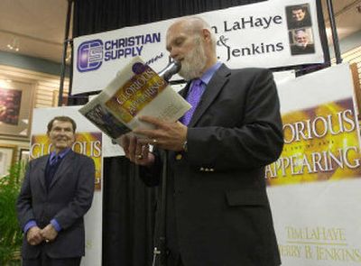 
Jerry B. Jenkins, right,  and Rev.Tim LaHaye have released the first book in their new series 