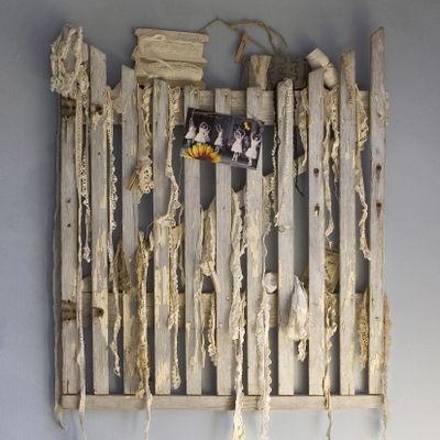 I'm always on the hunt for handmade lace of any length. My picket fence 