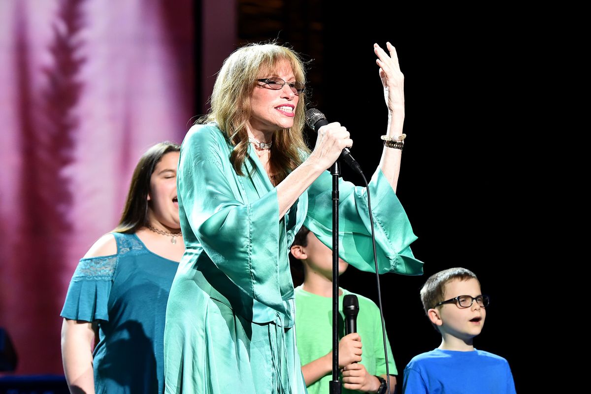 Carly Simon performs onstage during the "Clive Davis: The Soundtrack of Our Lives" premiere concert during the 2017 Tribeca Film Festival at Radio City Music Hall on April 19, 2017, in New York City.    (Theo Wargo/Getty Images North America/TNS)