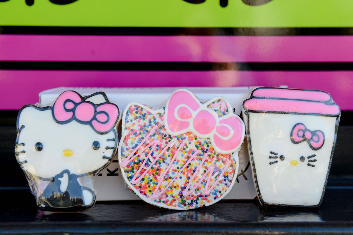  (Mark Woodworth / This three-piece cookie set will be for sale during the Hello Kitty Cafe Truck’s upcoming visit to downtown Spokane.)