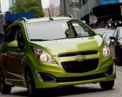 The Spark is available in a range of vibrant colors. This one's called Jalapeno. (Chevrolet)