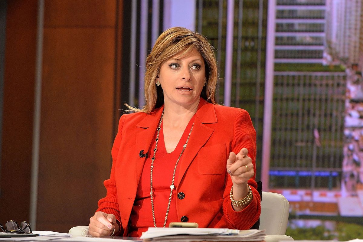 Maria Bartiromo hosts FOX Business Network’s “Mornings with Maria” at FOX Studios on May 19, 2016, in New York City.  (Slaven Vlasic)