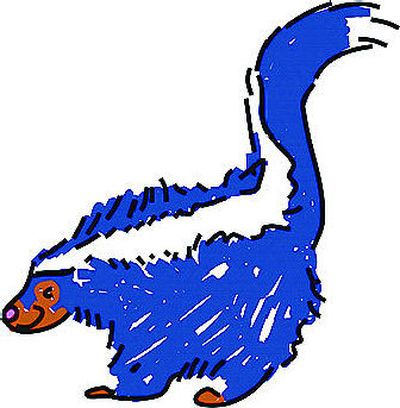 No need to raise a stink over  a cute little critter like that. 
 (The Spokesman-Review)