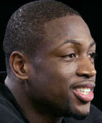 
Dwyane Wade Points: 36 Rebounds: 6 Assists: 3
 (The Spokesman-Review)