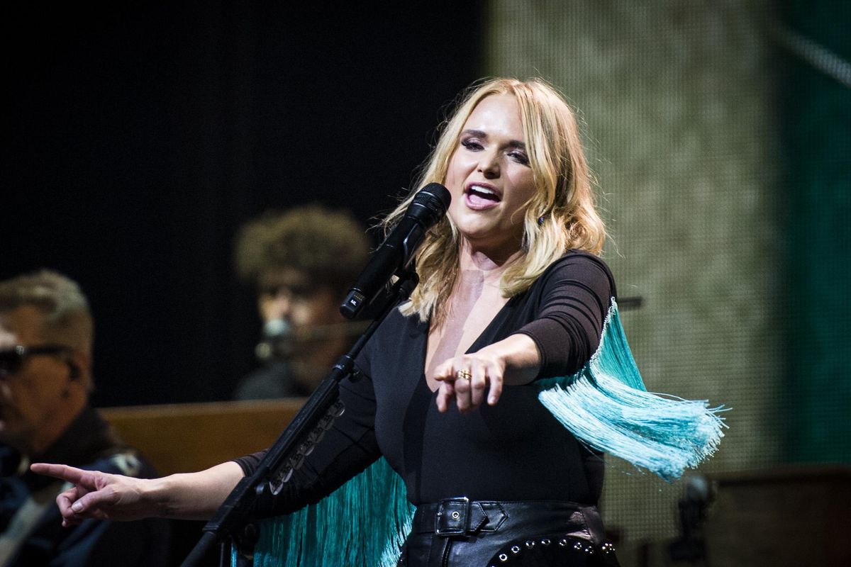Country music artist Miranda Lambert performs during her "Livin