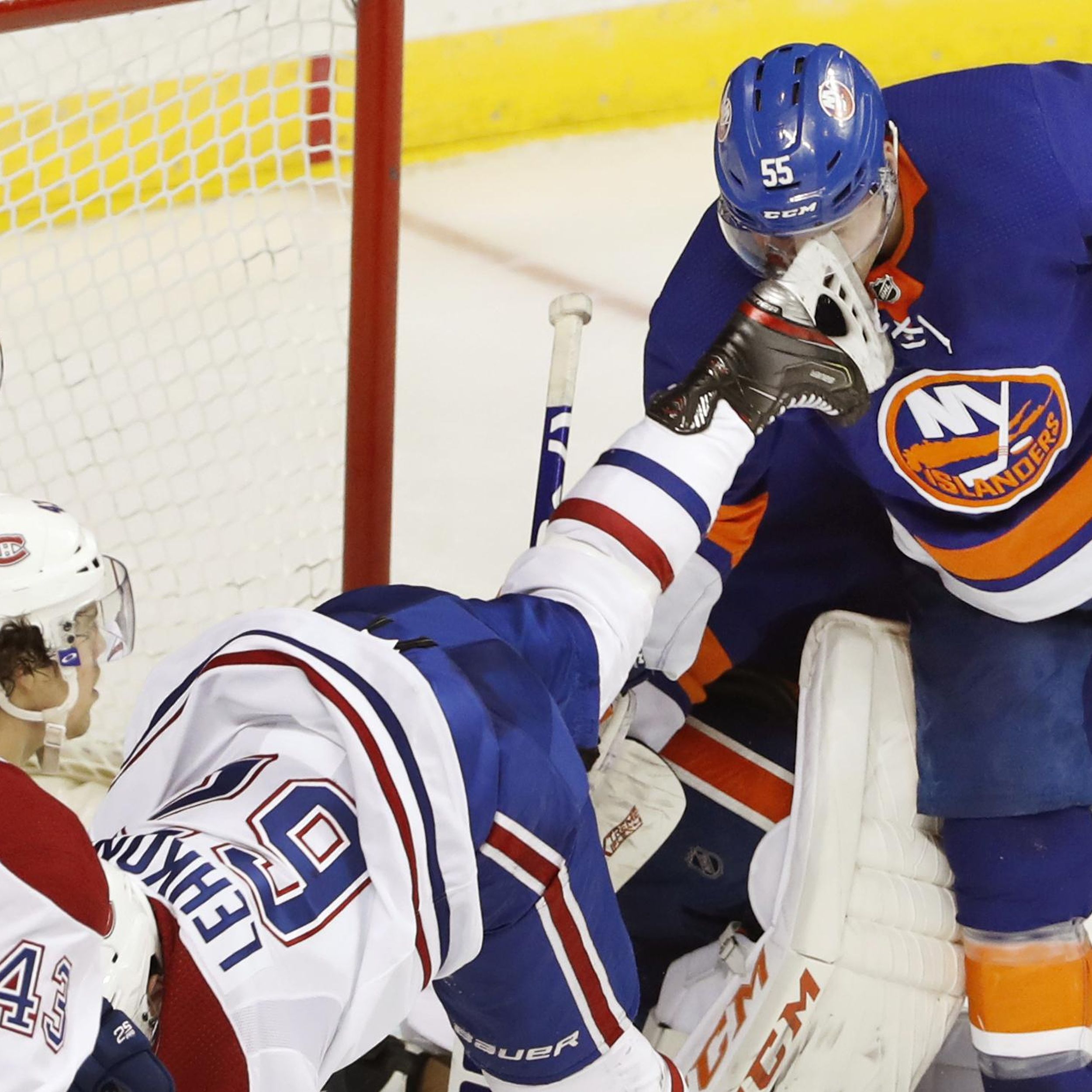 NHL's Johnny Boychuk Slashed In Eye With Skate, Took 90 Stitches